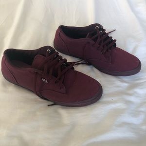 Vans 10 maroon authentic